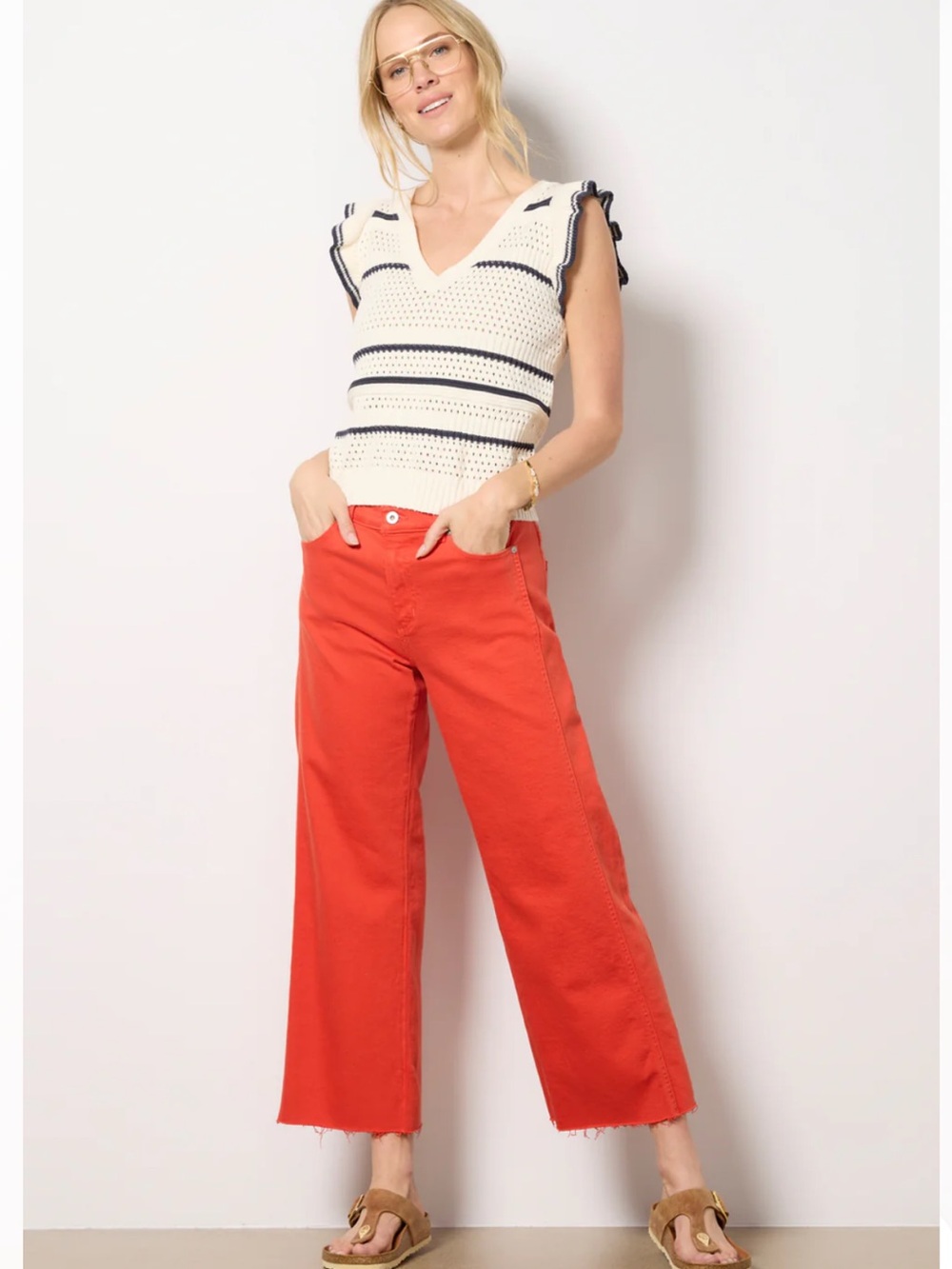 Adriano Goldschmied (AG) Saige Wide Leg Crop